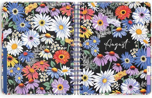 Vera Bradley Hardcover Daily Planner 2024-2025, Spiral Planner Dated August 2024 - December 2025, Jumbo Size Cute Planner, Weekly Planner with Monthly Calendar, Stickers, & Pockets, Harbor Paisley in Saudi Arabia