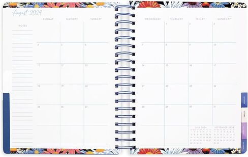 Vera Bradley Hardcover Daily Planner 2024-2025, Spiral Planner Dated August 2024 - December 2025, Jumbo Size Cute Planner, Weekly Planner with Monthly Calendar, Stickers, & Pockets, Harbor Paisley in Saudi Arabia