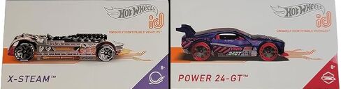 مجموعة Hot Wheels id Cars الكاملة المكونة من 6 مركبات مصبوبة من إصدار HDH85-979B مع Tesla Cybertruck و56 Chevy Bel Air والمزيد in Saudi Arabia