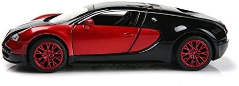 بيري بريزيدنت 1:32 نموذج مقياس دييكاست مصنوع من خليط معدني نموذج سيارة خارقة لعبة محاكاة للأطفال سيارات سحب كهربائية صوت وضوء (أحمر) in Kuwait