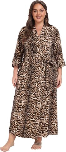 Super Shopping-zone Women's Plus Size Long Robes Kimonos Plus Size Maternity Robes Delivery Robes Sleepwear in Kuwait