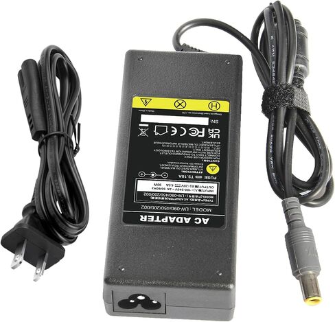 90W 20V 4.5A AC Adapter Power Charger for Lenovo ThinkPad E40 E50 L410 L412 L420 L421 L510 L512 L520 SL410 SL410 SL410k T410 T410i T420 T510 T510i T520 T520i SL510 X100e X120e X121e X130e in Saudi Arabia