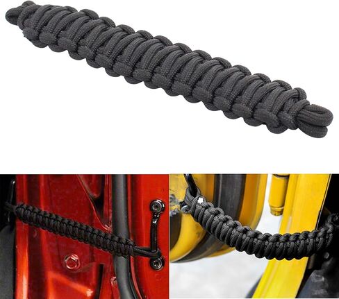 XtremeAmazing أشرطة تحديد الباب سوينغ المحدد مقيد 550 جنيه لسيارة جيب رانجلر CJ YJ TJ JK JKU JL 1996-2019 حزمة من 2 in Saudi Arabia