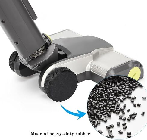 عجلة بديلة مطاطية شديدة التحمل متوافقة مع مكنسة Ryobi اللاسلكية، زوج واحد من العجلات مع أنماط دوارة إضافية لـ Ryobi (Pcl720k / Pblsv716k) in Kuwait