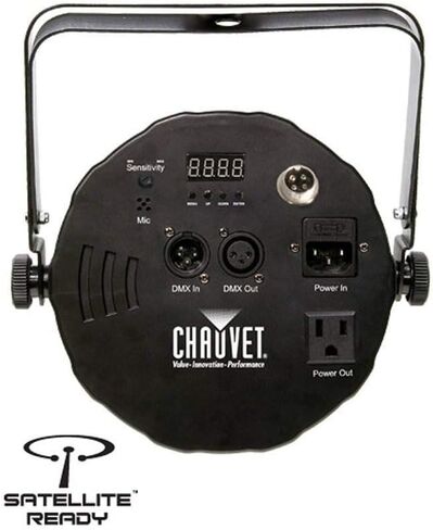 (4) Chauvet DJ SlimPar 56 LED Slim Par Can Pro RGB Lighting Effects + DMX Cables in Saudi Arabia