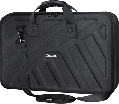 حافظة وحدة التحكم RAYMACE Hard EVA DJ تناسب Pioneer DJ RX، SX، SX2، SX3، DDJ-FLX6، Denon MC7000 حقيبة تخزين واقية للسفر (27.2 × 15.7 × 3.9 بوصة) in Kuwait