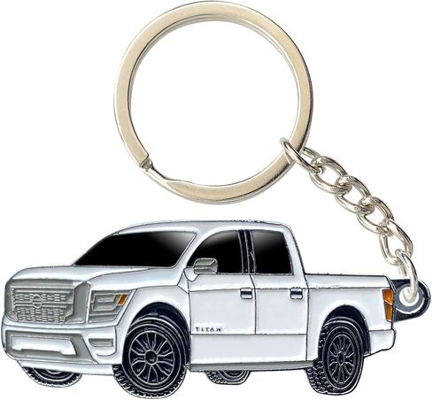 for Nissan Titan Keychain, Metal Flat Model Key Pendant, Decorative Accessory for Car Key or Key Fob Cover in Saudi Arabia