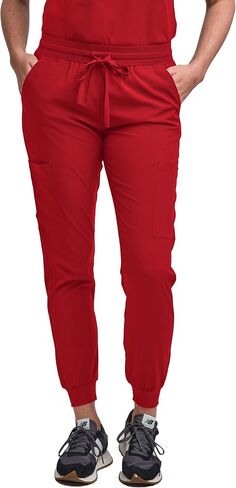 Green Town Women's Tuck-In Top/Jogger Scrub Set Medical Nursing GT 4FLEX Top and Pant in Kuwait