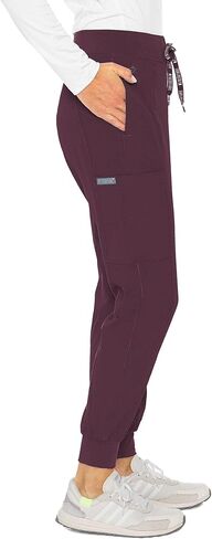 Med Couture Scrub Jogger Pants for Women, Seamed Bottoms with 4 Spacious Pockets MC8721 in Saudi Arabia