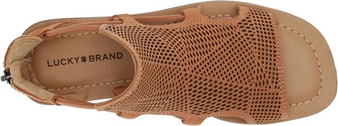 Lucky Brand Women's BARTEGA Flat Sandal, Sunburn, 6 in Saudi Arabia