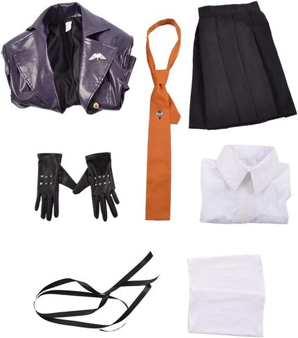 مجموعة زي مدرسي نسائي من Cosplay.fm مع غطاء للرأس وتدفئة الساق in Kuwait