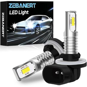 Fit For Deere Gator XUV 560E 590E 825i 835E pn AXE1694 Fog Light Bulbs, 886/894/896/881 Fog Light Bulbs, Plug N play, 400% Brightness 10000LM 6000K White, 2-Pack
