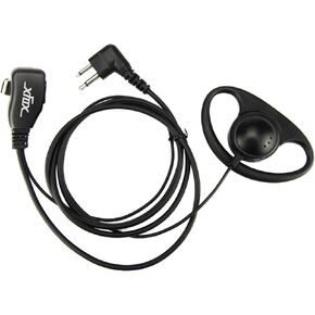 XFOX® 2Pin Advanced D Shape Clip-Ear PTT سماعة أذن ميكروفون لموتورولا 2 Way Radios GP88S GP300 GP68 GP2000 GP88 GP3188 CP040 CP1200 A8 A6 A10 A12 Walkie in Kuwait