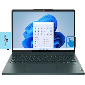لينوفو يوجا 6 دارك تيل 2 في 1 كمبيوتر محمول 13.3 بوصة تعمل باللمس WUXGA IPS (AMD Ryzen 5 7530U 6-Core، 8 جيجابايت رام، 256 جيجابايت SSD، AMD Radeon، Backlit KYB، قارئ FP، WiFi، Win 11 Home) مع Dockztorm Hub