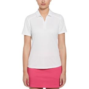 PGA TOUR Women's Airflux Short Sleeve Golf Polo Shirt (Size X-Small - XX-Large)