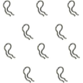 10PCS Brake Pad Cotter Pin Caliper Retaining Ring Spring Clip Replacement Part Anti Loss Pin Stainless Steel Bicycle Caliper Spring Clip for Replacement Part