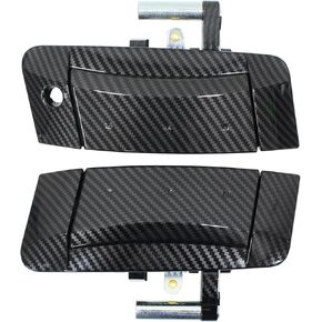 MOTOKU Front Left Driver and Right Passenger Side Carbon Fiber Exterior Door Handle for Nissan 350Z 2003-2009
