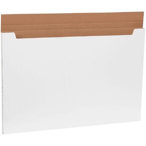 36 x 24 x 1' White Jumbo Fold-Over Mailers