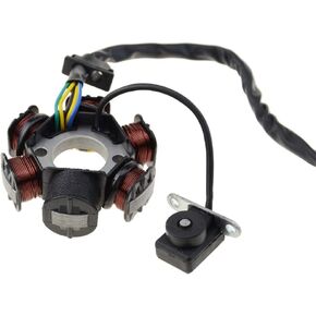 GOOFIT 6-Coil Magneto Stator Ignition Generator for GY6 50cc 70cc 90cc 110cc 125cc Moped ATV Dirt Bike Full wave coil