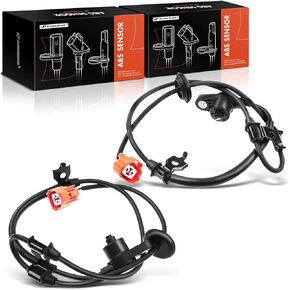 A-Premium ABS Wheel Speed Sensor Compatible with Honda and Acura Models - Pilot 2003-2004, MDX 2001-2002, 3.5L, Sport Utility - Front Driver and Passenger Side, 2-PC Set, Replace# 57455S3VA02