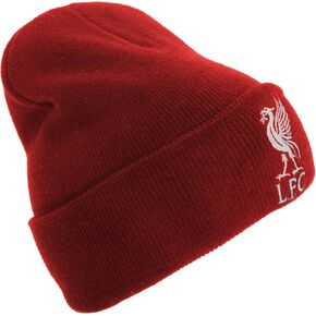 Official Soccer/Football Merchandise Adult Liverpool FC Core Winter Beanie Hat (One Size) (Red)