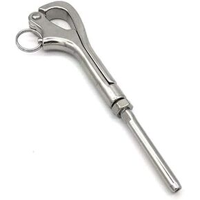 316# Stainless Steel Quick Release Pelican Hook Shackle Sailing Boat Yacht for 1/8" Wire