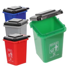 IMIKEYA 4pcs Mini Trash Can Garbage Truck Trash Cans Small Trash Can Toy Kids Trash Can Toy Trash Truck Office Desk Accessories Kid Toy Simulation Trash Cans Girl The Bird Plastic Decorate