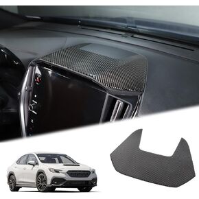 Daeiclru Real Carbon Fiber Center Console Dashboard Cover Trim Compatible with Subaru WRX 2022-2024/ Crosstrek 2024, Car Dash Panel Trim Cover, Instrument Panel Trim Dashboard Accessories (Black)