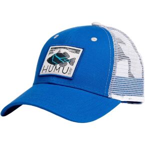 Humu Surf - Molokini Truckers Hat - Beach Hats for Youth and Women Designed for Sun Protection When Surfing or Stand Up Paddle Boarding Deep Blue