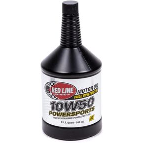 Red Line Oil RED42604 Power Sports Motor Oil (10w50), 1 Quart, 1 Pack