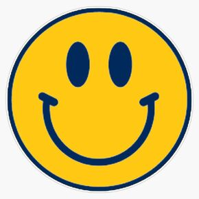 Smiley Face Vinyl Sticker Waterproof Bumper Sticker Laptop Window Decal 5 inch (LEU3-SM-STICKERS-6499)