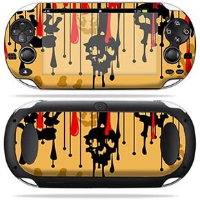 MightySkins Skin Compatible with PS Vita PSVITA Playstation Vita Portable wrap Sticker Skins Dripping Blood
