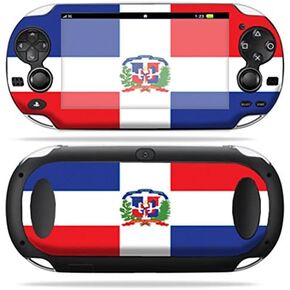 MightySkins Skin Compatible with PS Vita PSVITA Playstation Vita Portable wrap Sticker Skins Dominican Flag