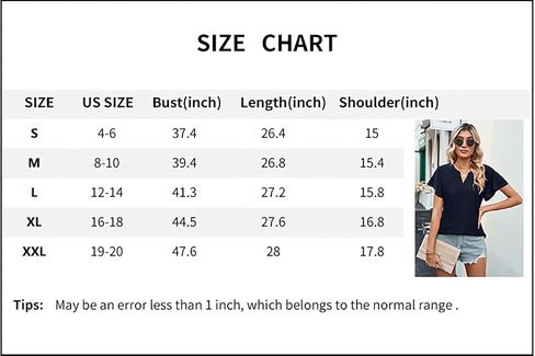 Women's Short Sleeve T Shirt Eyelet Dressy Casual V Neck Tops Blouse in Saudi Arabia