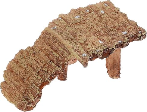 VOCOSTE Turtle Basking Platform, Reptile Climbing Shale Resin Tortoise Rock Aquarium Ornament, Brown, 4"x2.6"x1.6" in Saudi Arabia