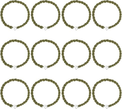 12 Pcs Military Elastic Boot Straps, Military Leg Strap Blousing Garters with Metal Hooks for Navy Army Air Force, Elastic Shoelaces for Cowboy Outdoor Hiking in Saudi Arabia
