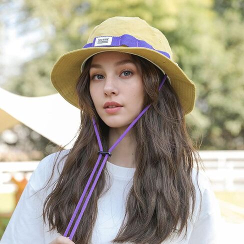 Unisex Boonie Sun Hat for Men Women, Foldable Bucket Hat with Chin Strap for Fishing Hunting Hiking Camping Beach in Saudi Arabia
