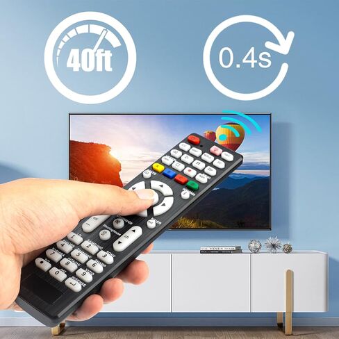 (عبوة من 2) جهاز تحكم عالمي للتلفزيون متوافق مع أجهزة Samsung، LG، Sony، Sharp، Vizio، Philips، Toshiba، Sanyo، JVC، TCL، Hisense، Vestel، Seiki، Insignia، Magnavox، haier، Panasonic All Series TV in Kuwait