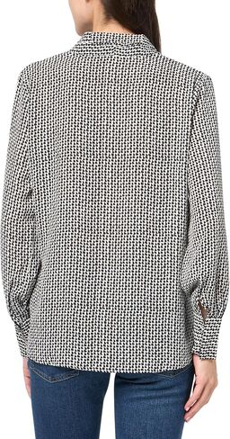 Adrianna Papell Women's Printed Button V-Neck Blouse in Saudi Arabia