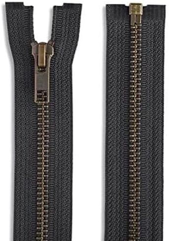 Zipper Antique Brass Jean Zipper 9" Color Army Green 9 inch Zippper Teeth Width 5 mm in Saudi Arabia