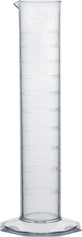 EISCO Graduated Cylinder, 1000mL - Class A Tolerance - Octagonal Base - TPX Plastic - Industrial Quality, Autoclavable in Saudi Arabia