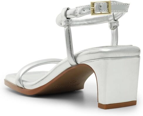 DREAM PAIRS Women's Heels Open Toe Ankle Strap Square Cute Wedding Party Sandals Comfort Dress Shoes in Kuwait