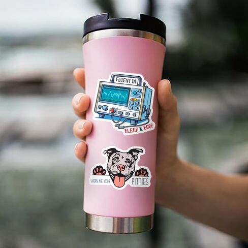 100Pcs Veterinary Stickers,Cute Vet Waterproof Stickers,Vinyl Stickers for Water Bottle Laptop Luggage Guitar Phone Helmets,Veterinarian Stickers for Teens Adults in Saudi Arabia