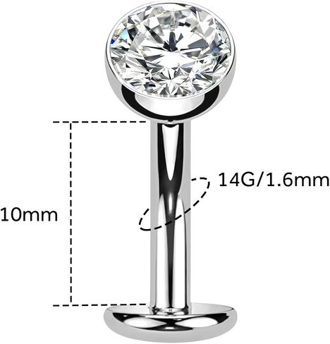 G23 Titanium Gold Belly Button Rings, 14G 10mm Threadless Push In Curved Barbell Belly Button Piercing, Navel Piercing Jewelry in Saudi Arabia