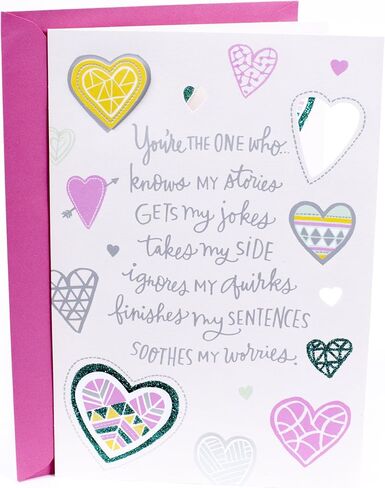 بطاقة الذكرى السنوية المميزة (قلوب ذات أنماط) in Kuwait