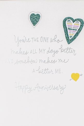 بطاقة الذكرى السنوية المميزة (قلوب ذات أنماط) in Kuwait