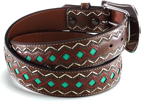 ARIAT Women's Blue Diamond Inlay Center Belt in Saudi Arabia