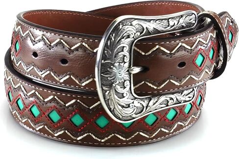 ARIAT Women's Blue Diamond Inlay Center Belt in Saudi Arabia