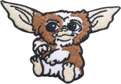 Gizmo شخصية الفيلم حديد على الرقع شارة مطرزة منشار على رقعة للجينز والملابس والحقائب والسترات والقبعات in Kuwait
