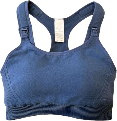 Ingrid & Isabel Basics - Medium Impact Nursing Sports Bra - Seamless Nursing Sports Bras for Breastfeeding in Saudi Arabia